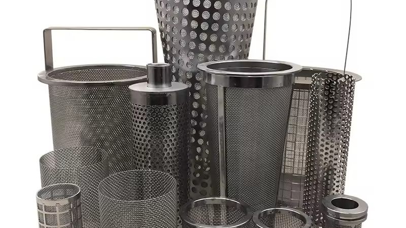 KAIFIL workshop production line for custom stainless steel filter parts