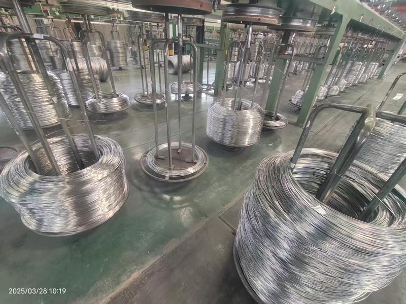 KAIFIL wire drawing workshop with stainless steel payoff coils
