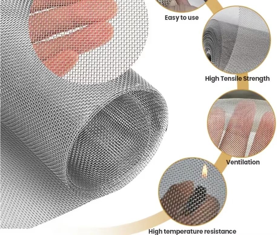 Stainless steel woven wire mesh filter disc used in five-layer sintered and reusable industrial filtration elements