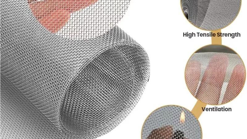 Stainless steel woven wire mesh filter disc used in five-layer sintered and reusable industrial filtration elements