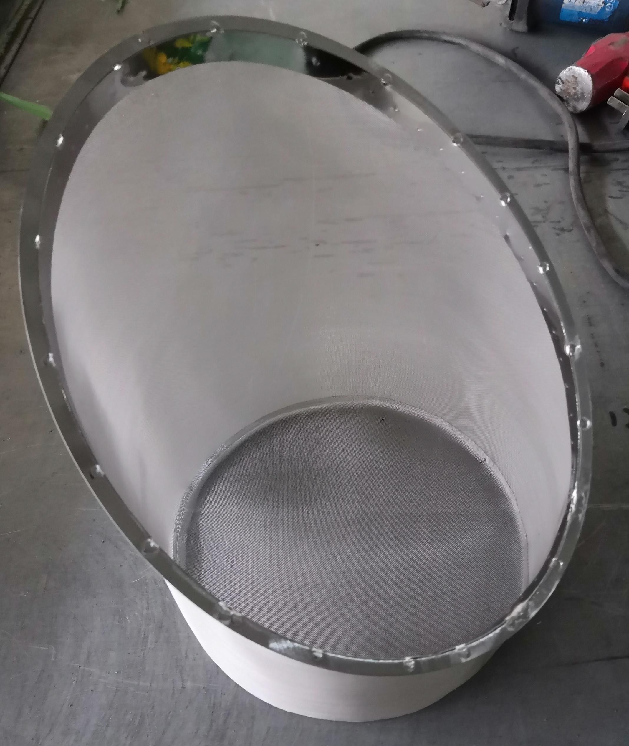 Export crate packing for large wedge wire screen panels