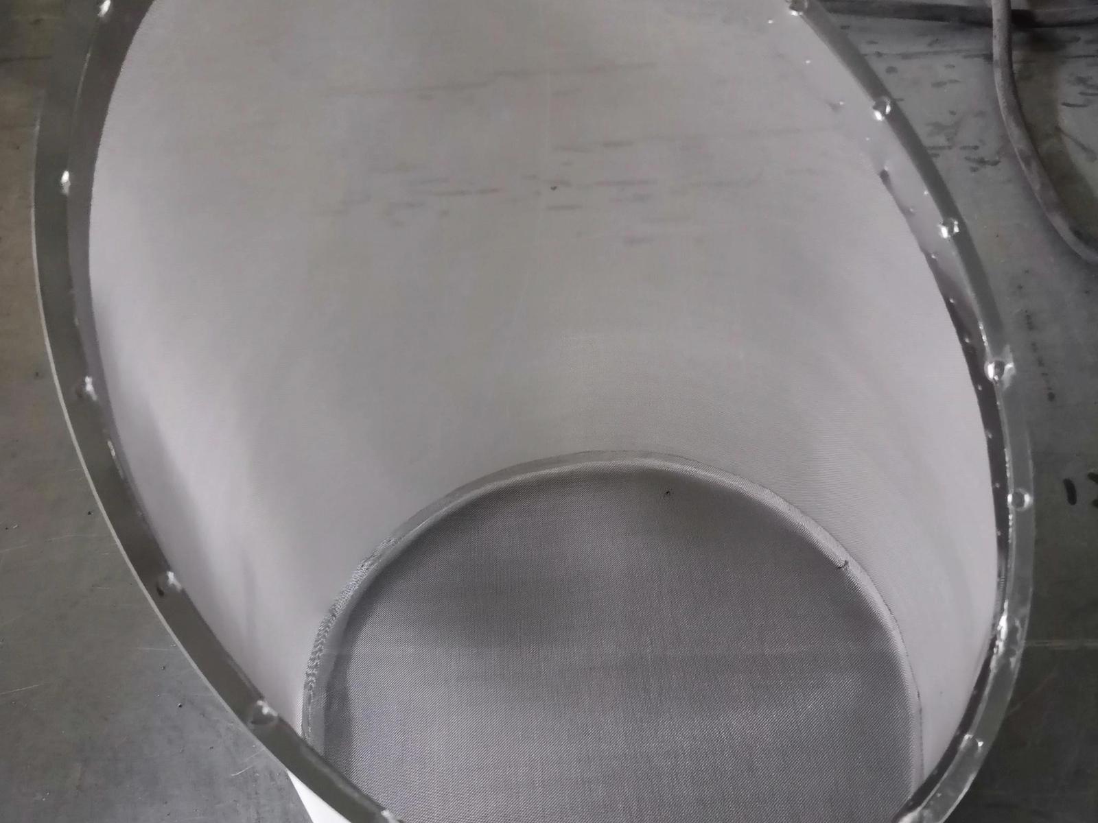 Sanitary strainer basket in SS316L mesh