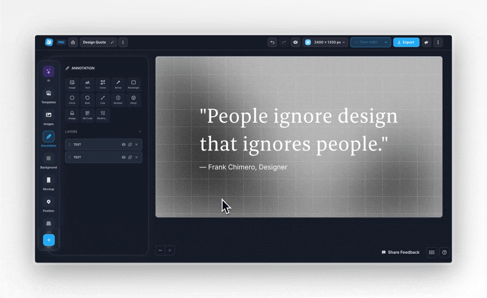 BrandBird text resize and scale demo
