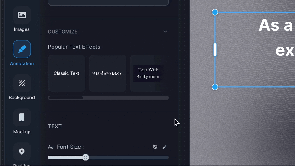 BrandBird popular text effects gallery