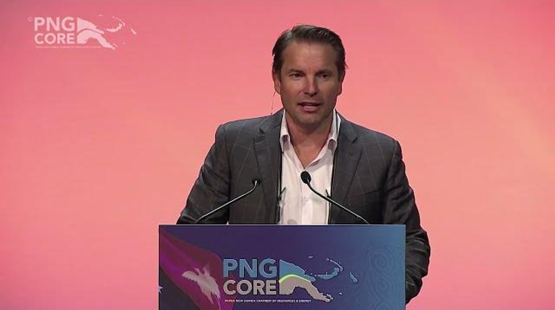 Paul Mulder presenting at 2024 Papua New Guinea Investment Week