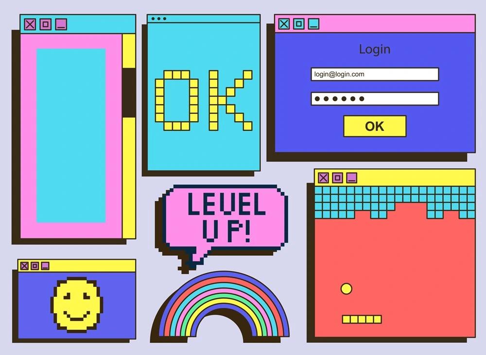 Design trend in 2025: Retro Pixel