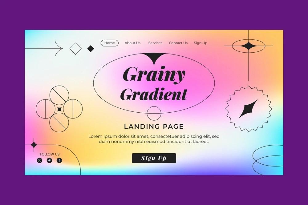 Design trend in 2025: Gradient and Transition