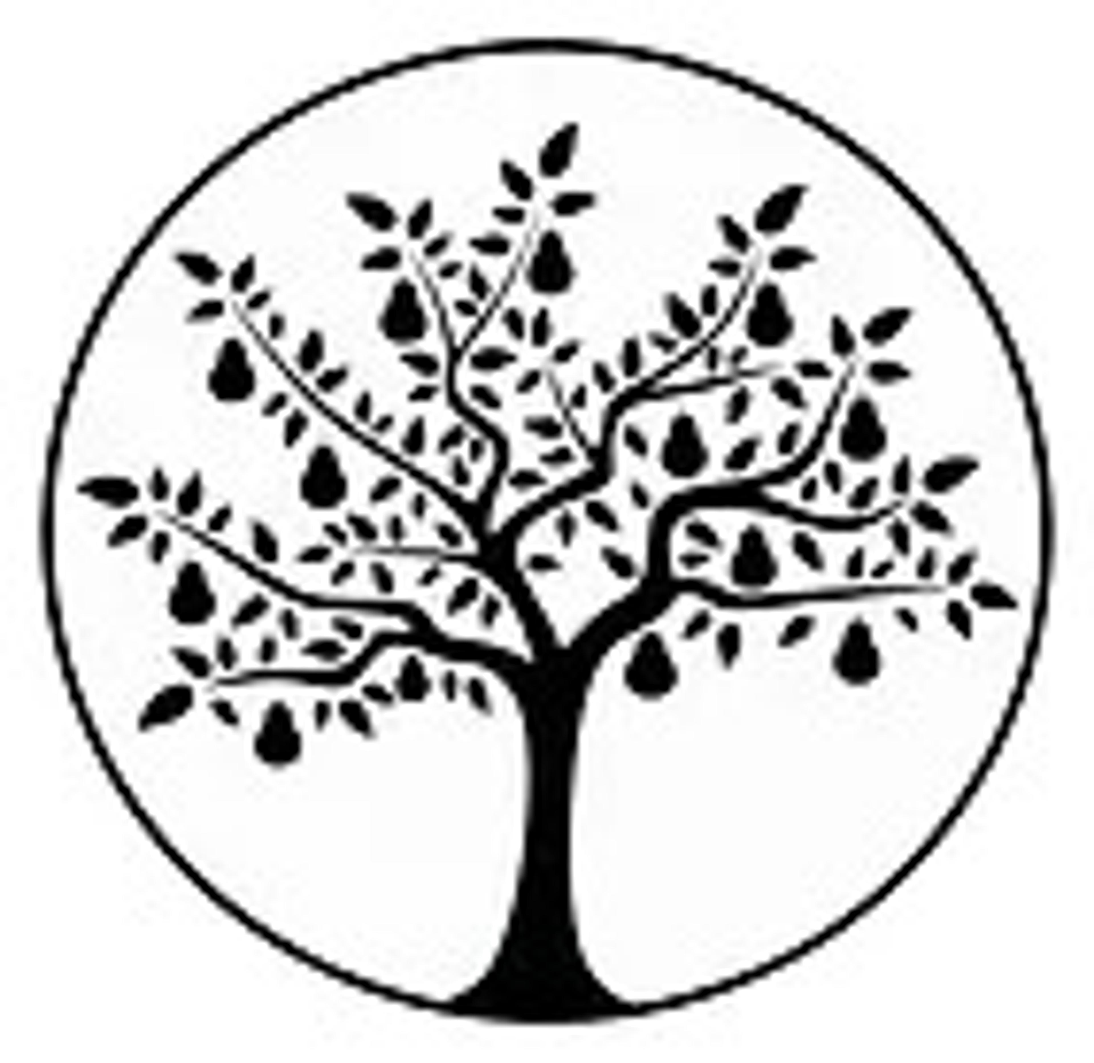 black and white Tree Logo