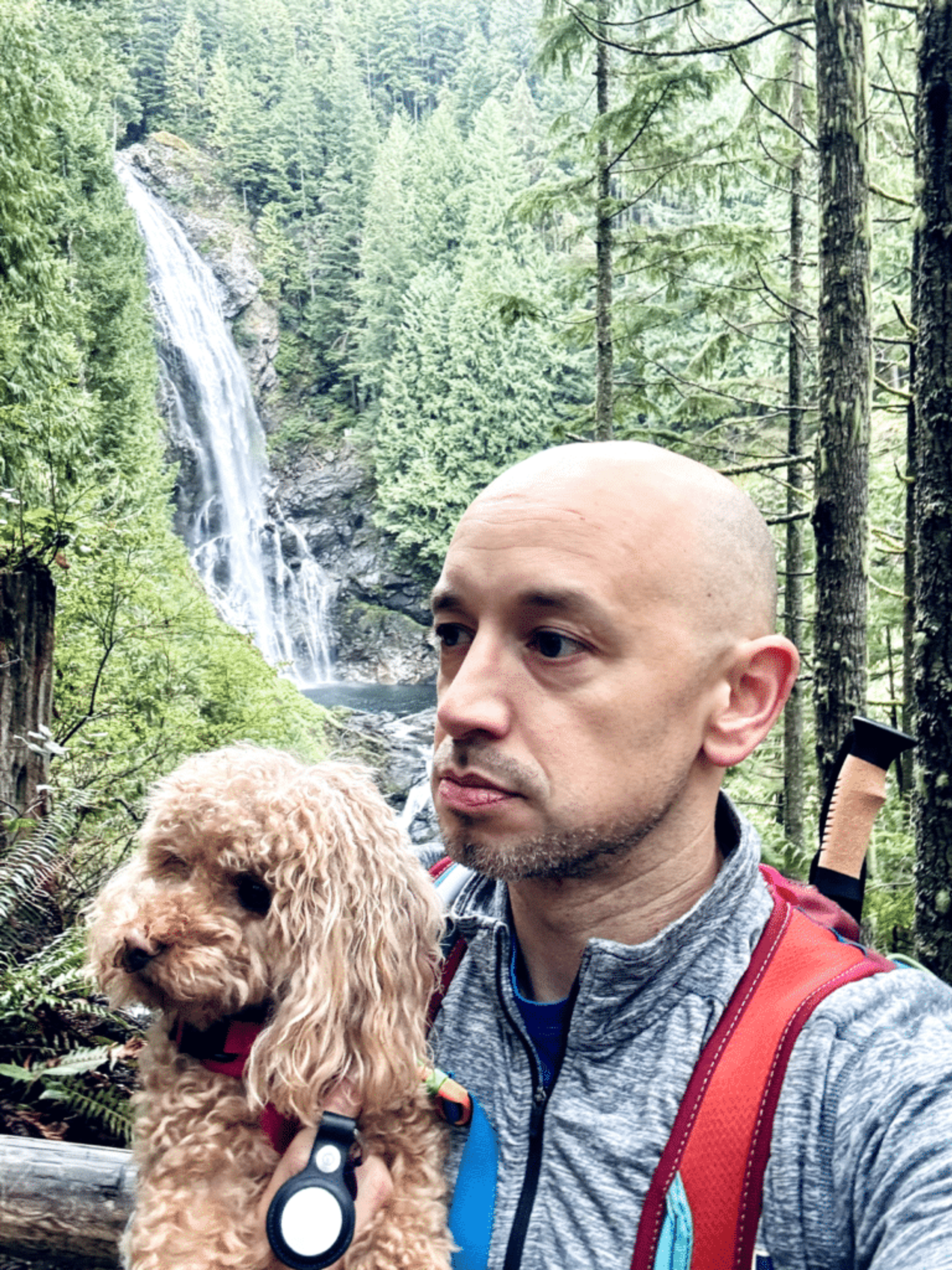 zoe & brian hiking