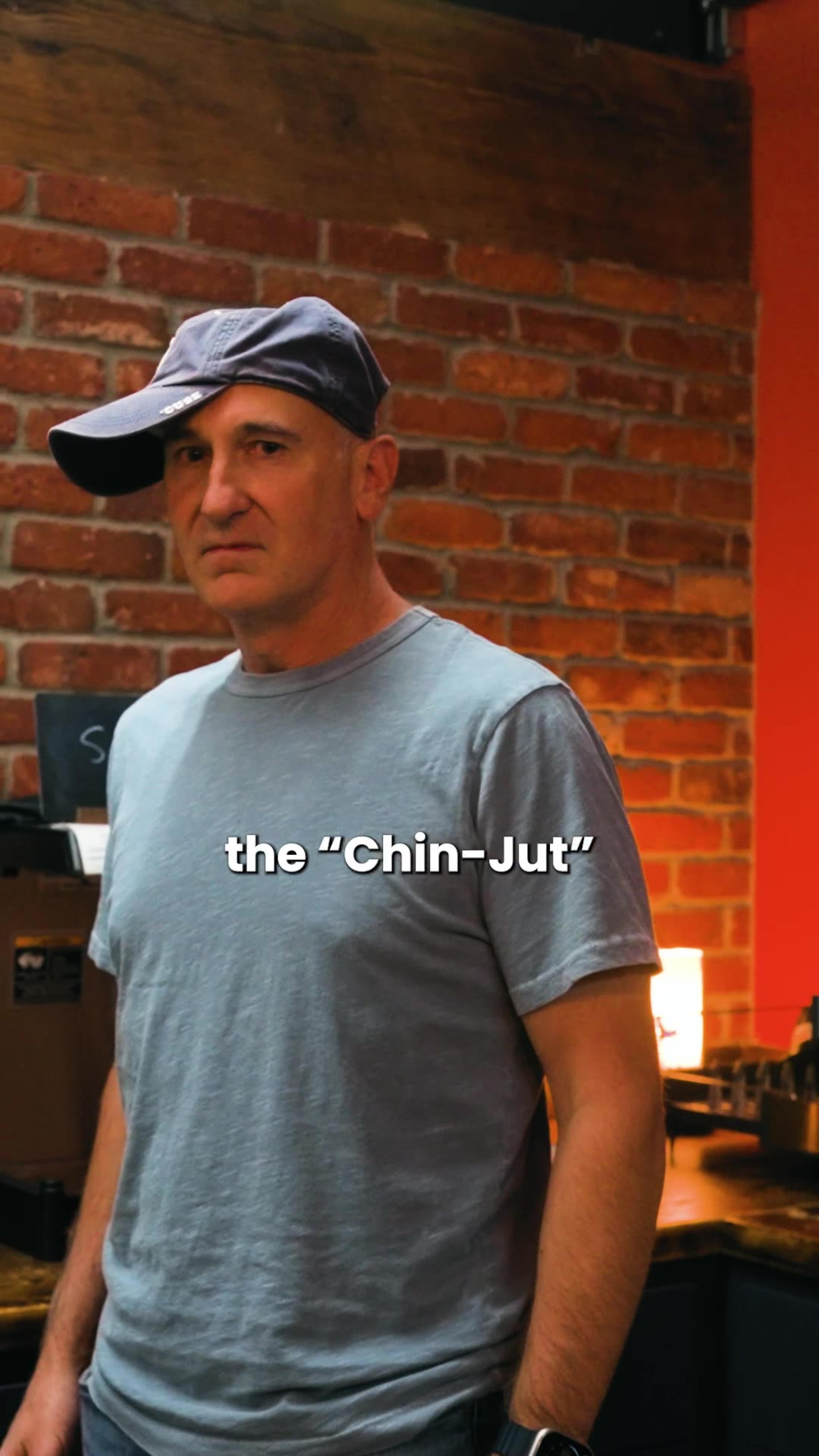 The chin Jut