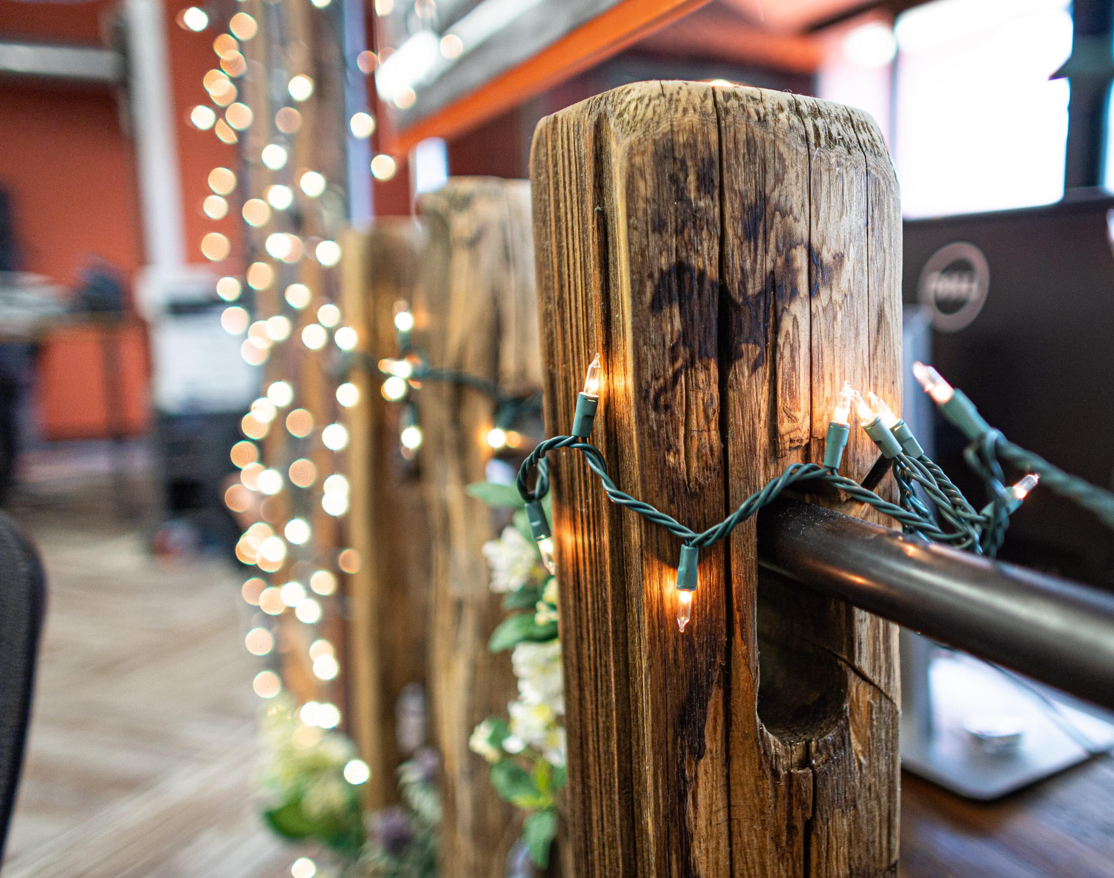 Workhorse Logo on Wooden Post