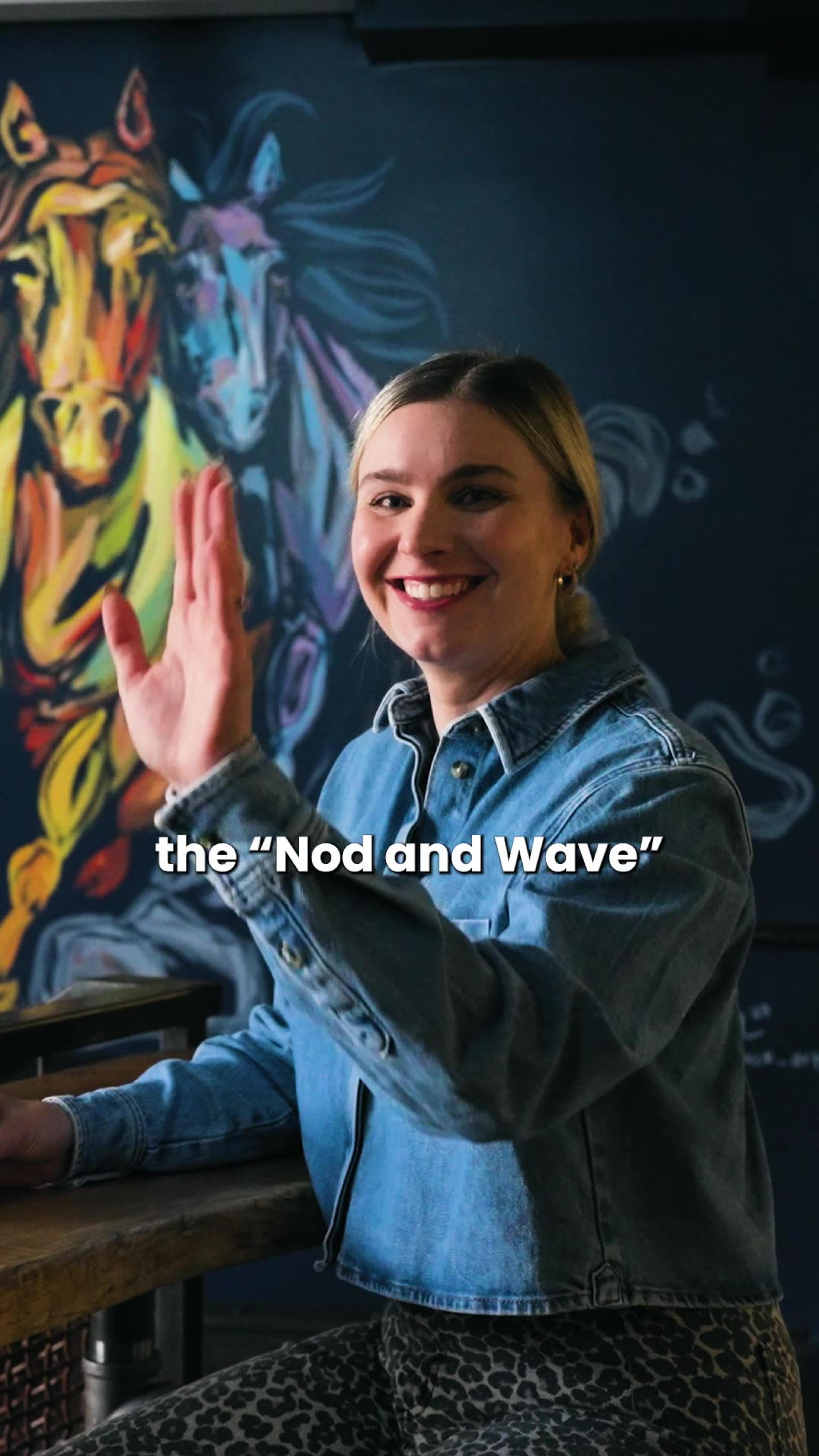 The nod and wave