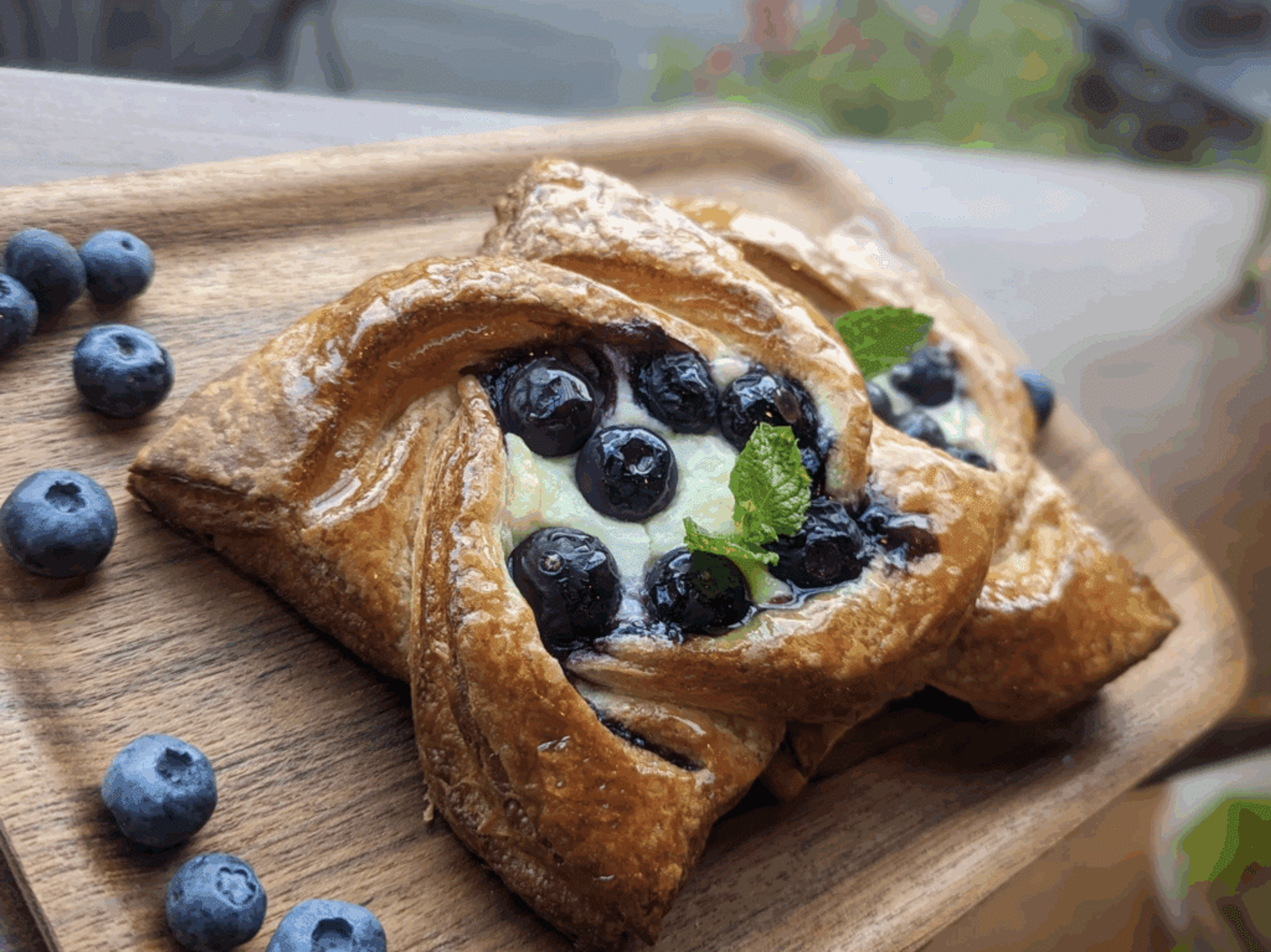 Blueberry pastry from Red Twig