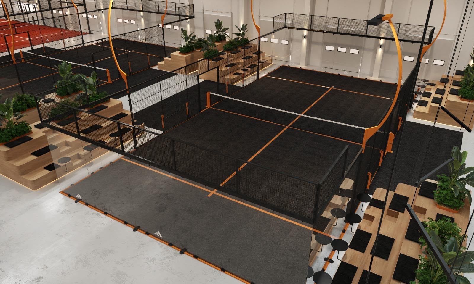 Kort adidas w klubie Radical Padel