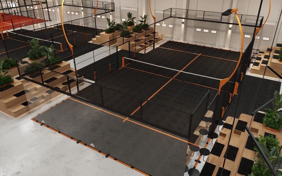 Kort adidas w klubie Radical Padel