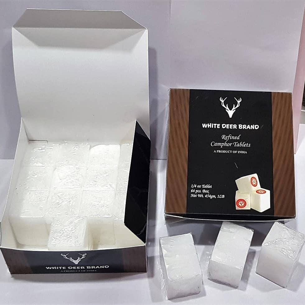 White Deer Brand Refined Camphor Tablets