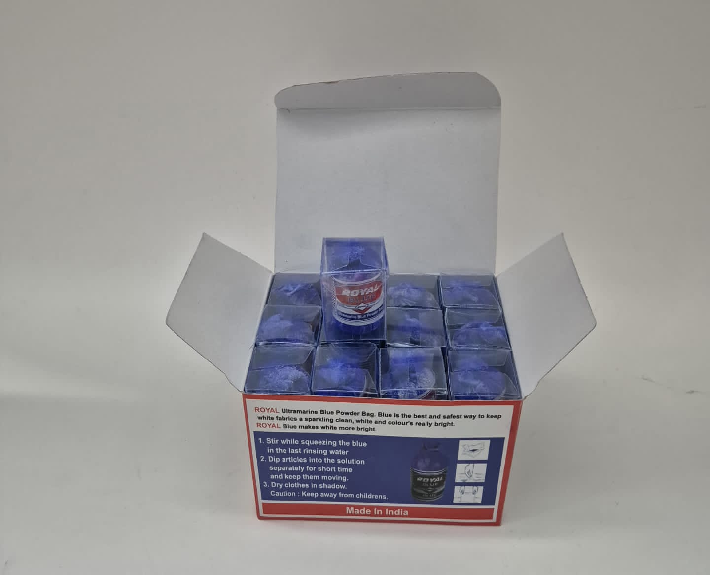 Royal Blue Fabric Whitener & Brightener - Image 3