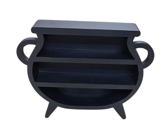Wooden Cauldron Shelf - Image 2
