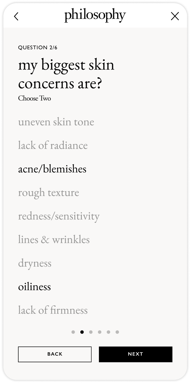 Philosophy Skin Diagnostic Screen