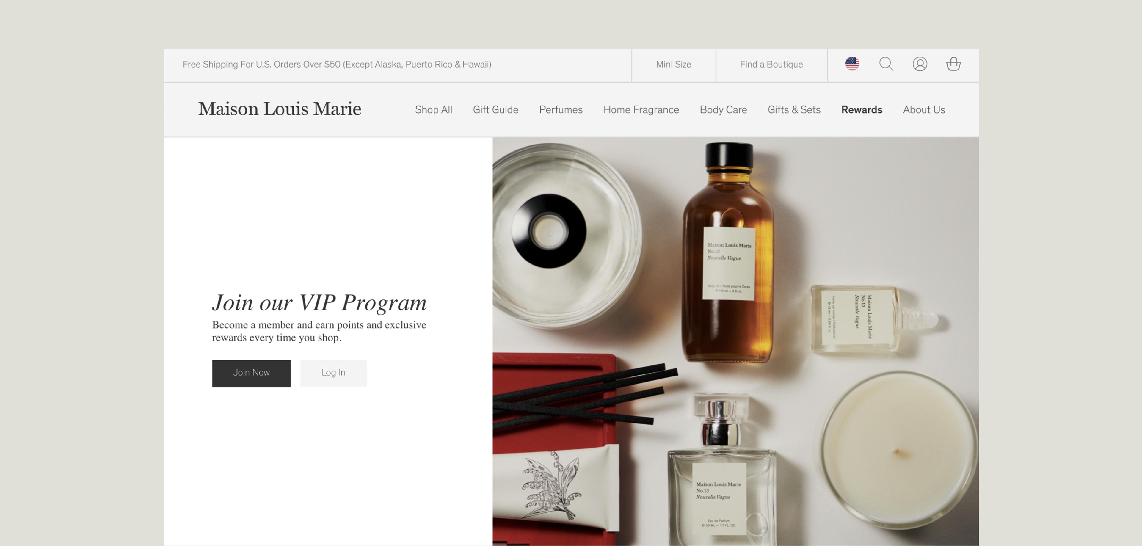   Maison Louis Marie Loyalty Program