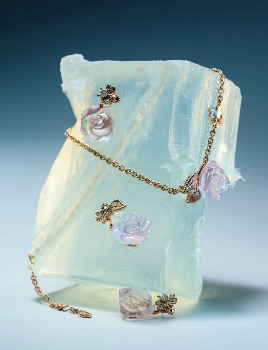 Necklace, Earrings & Ring Dior