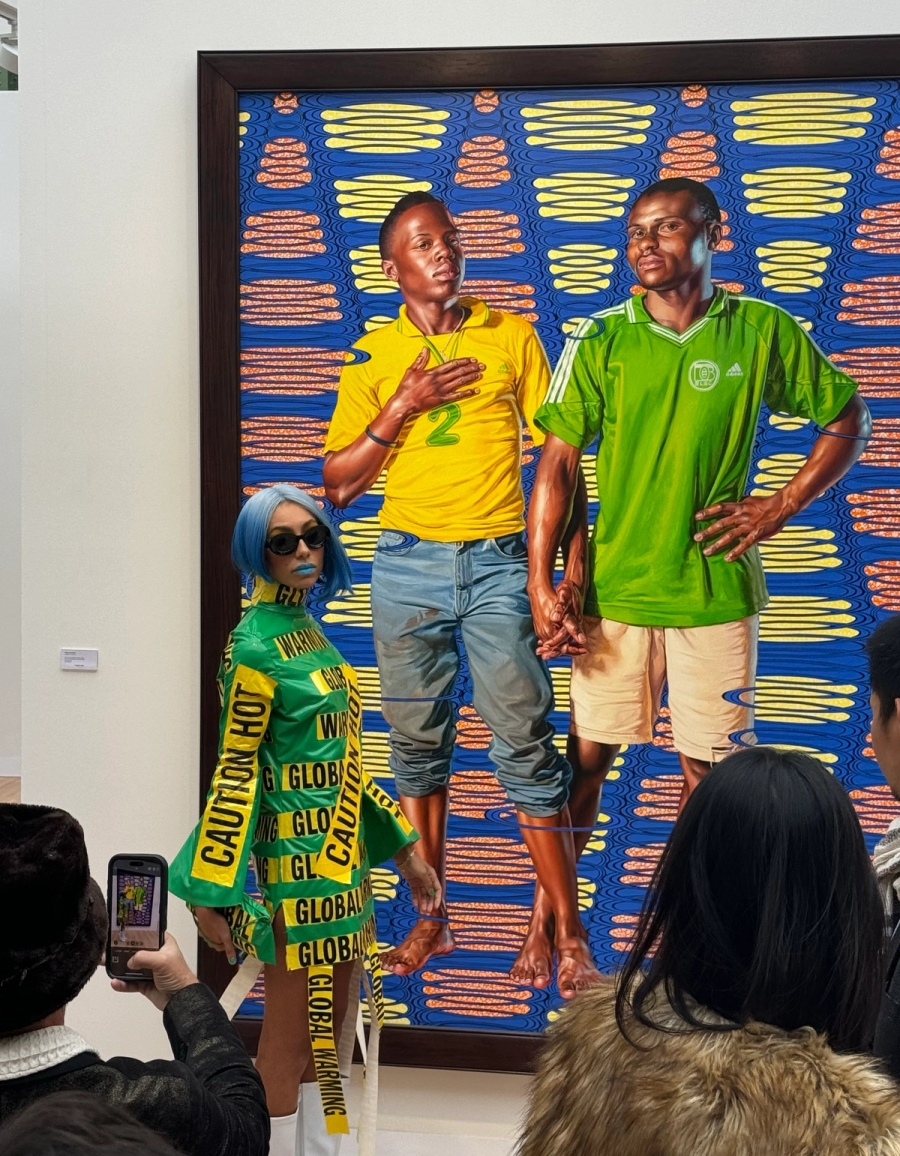 Kehinde Wiley, Alain Tala and Teddy Siemogne, 2012