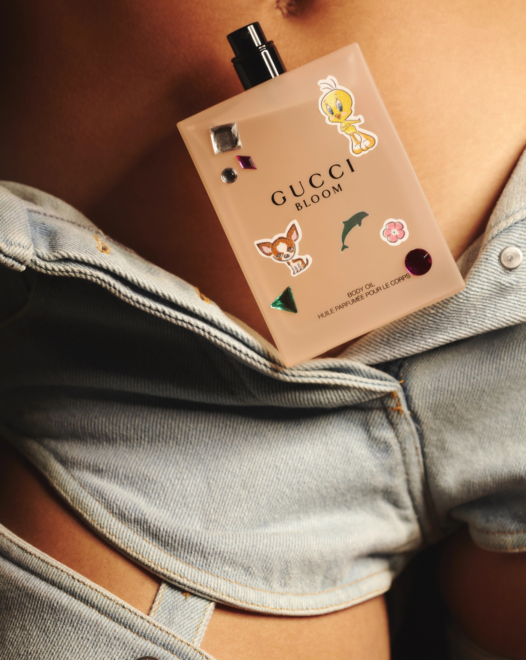 Scented body oil, Gucci bloom by Gucci 