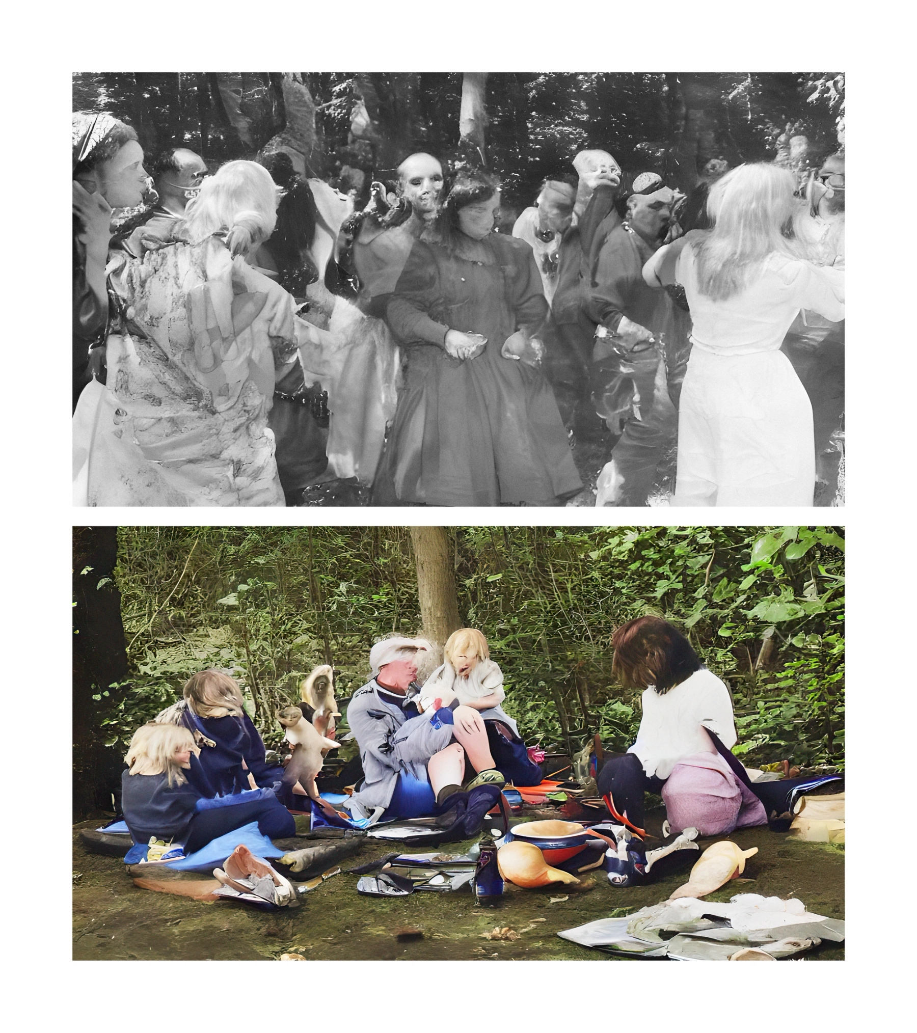 “i need to make mistakes just to learn who i am- IX”, 2023 | Fine Art Print auf Hahnemühle Torchon, mounted on AluDiBond, framed