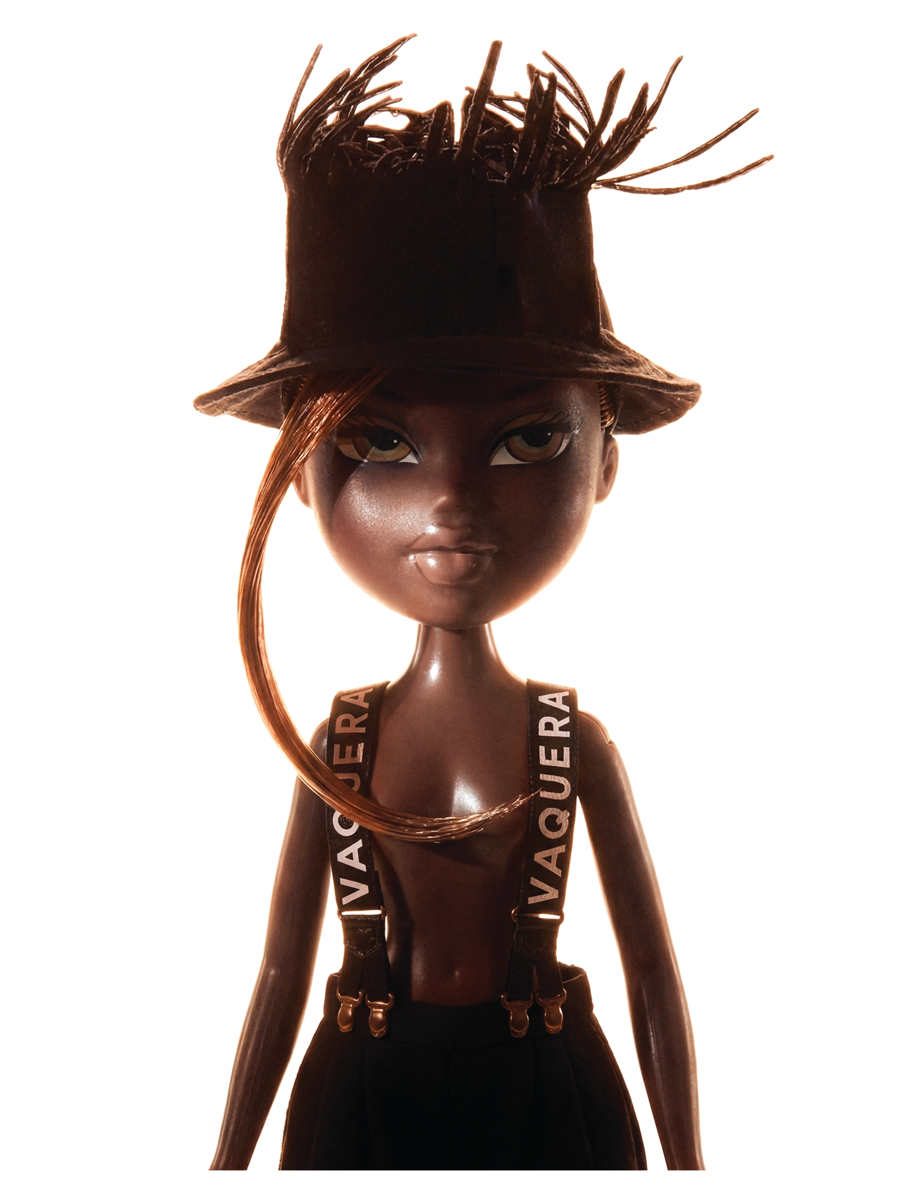 Suspenders & Trousers Vaquera, Hat Yohji Yamamoto