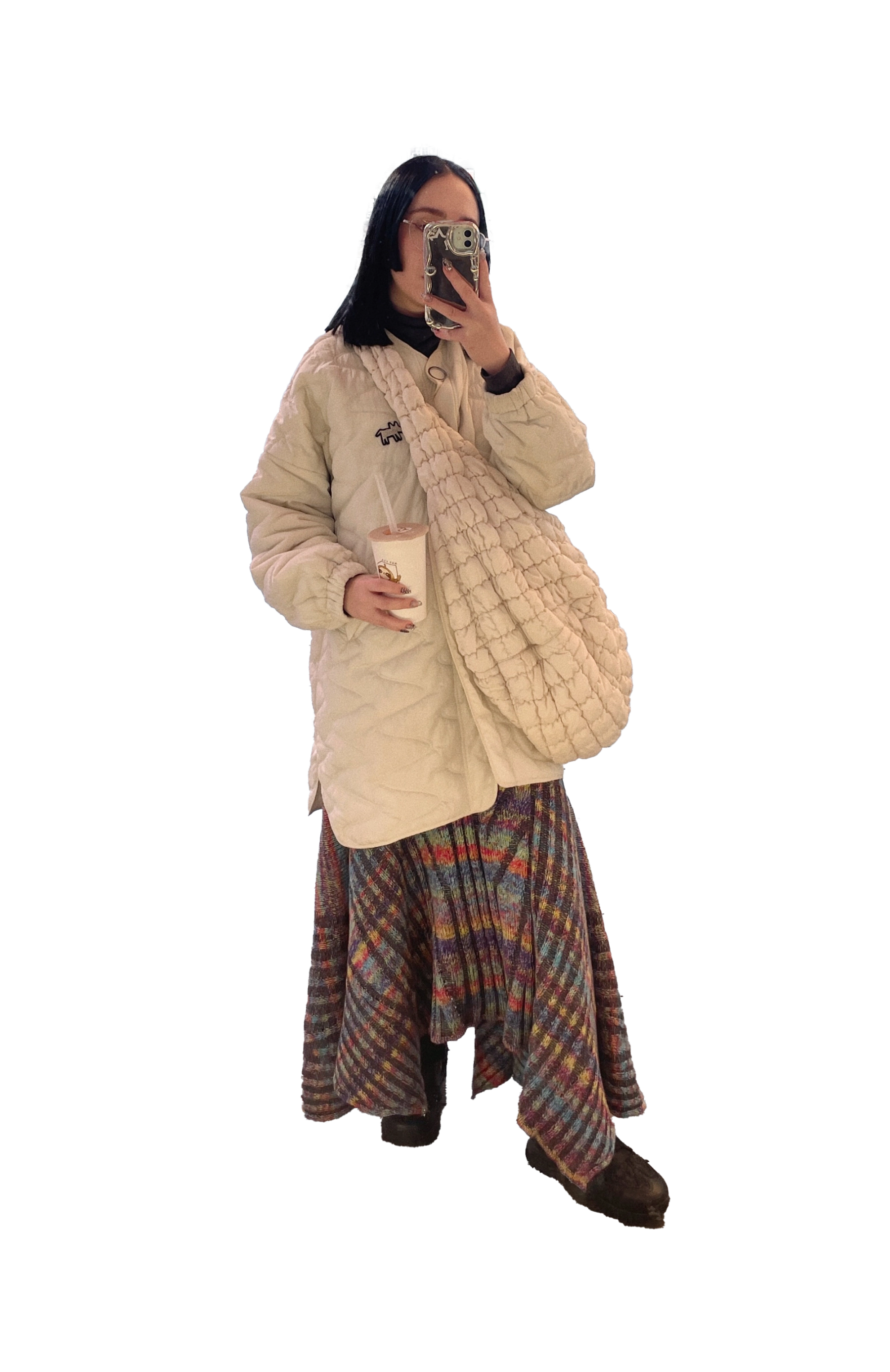 Coat Bimba y Lola, Skirt Paolina Russo, Bag Cos