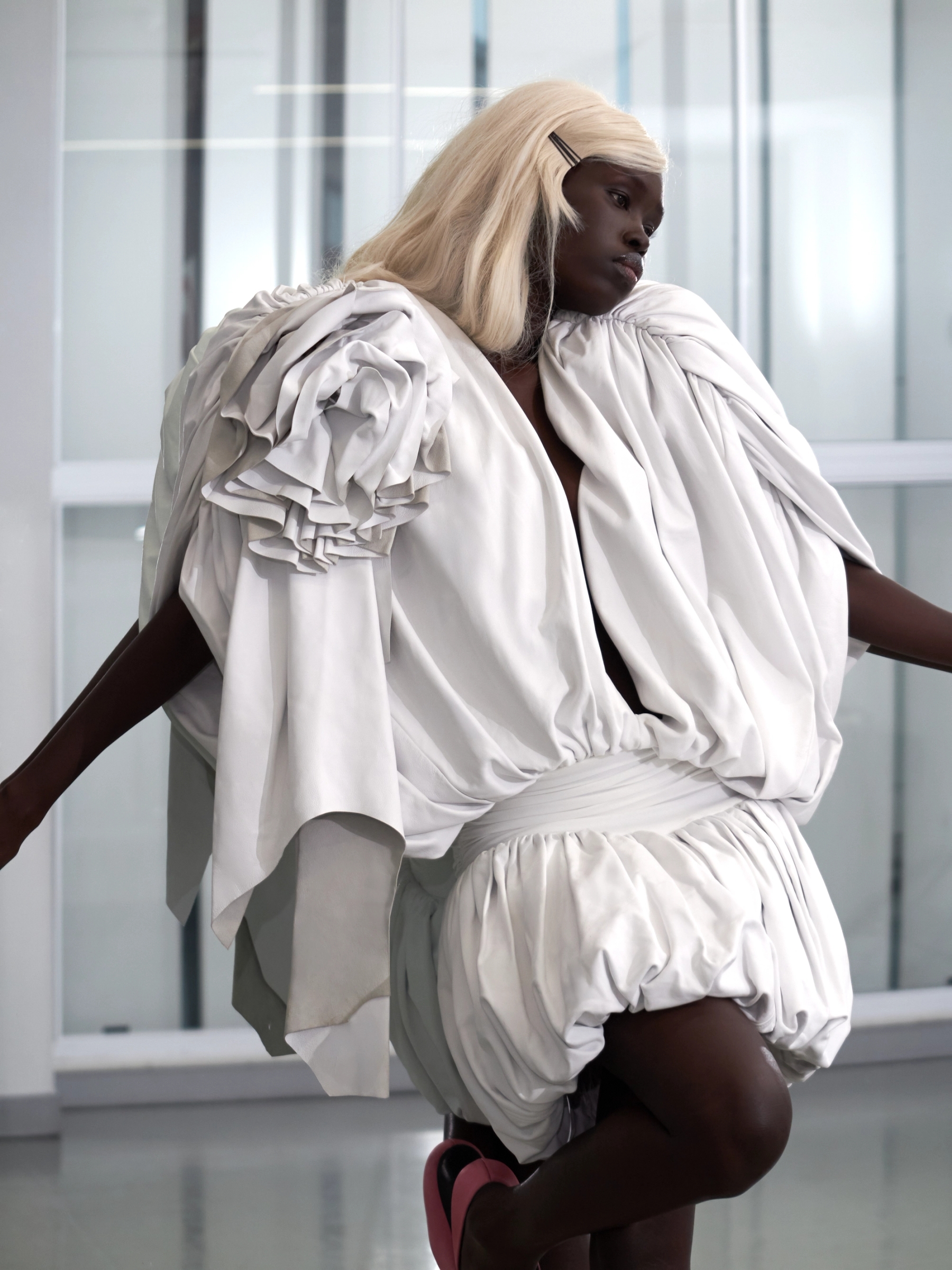 Dress Vaquera, Heels Julie Kegels