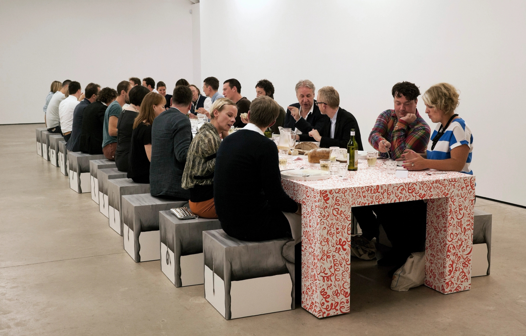 Nicolas Party, Installation view 'Dinner for 24 Elephants', The Modern Institute, Glasgow, 2011. Photo by Keith Hunter