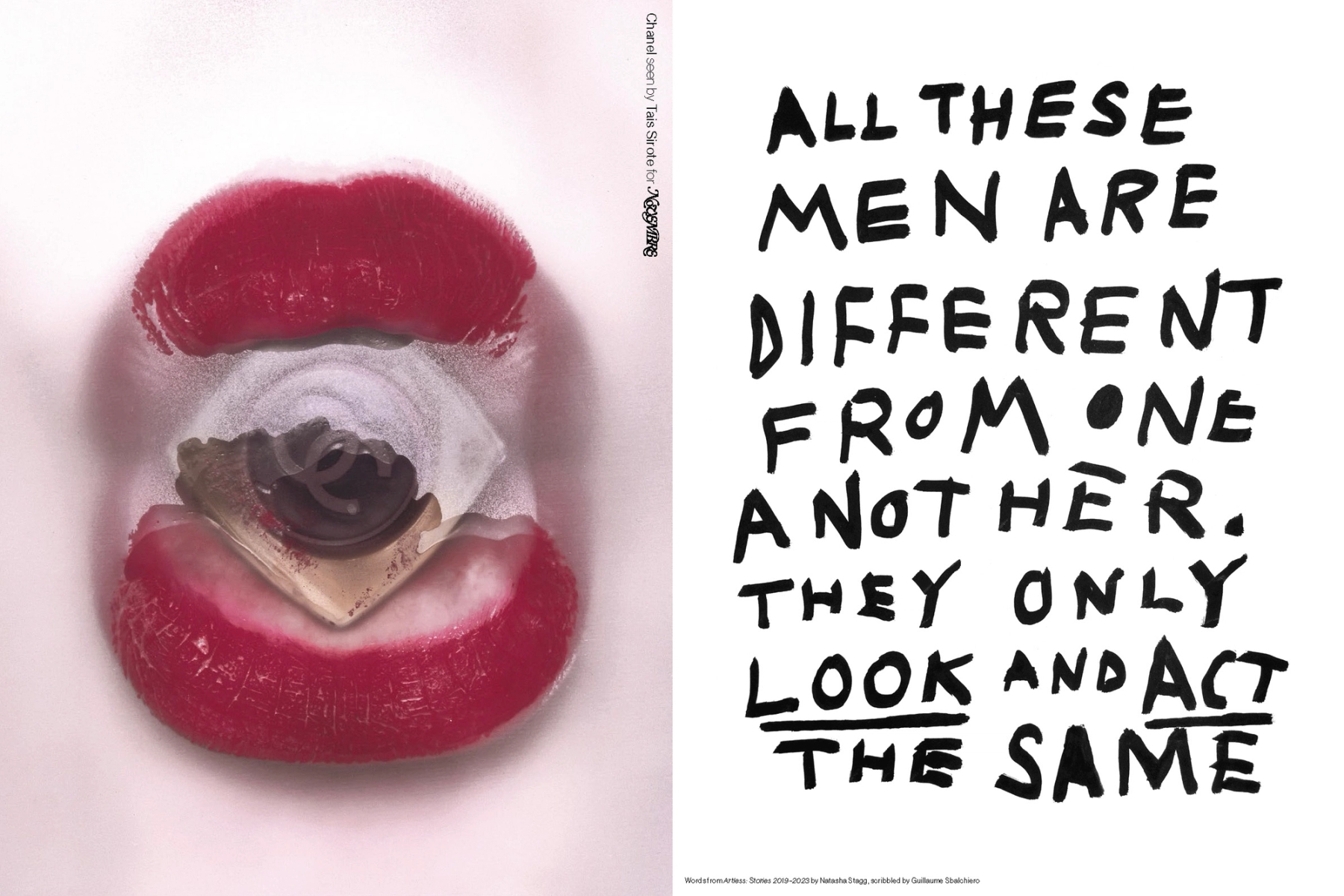 Left: Chanel seen by Tais Sirote