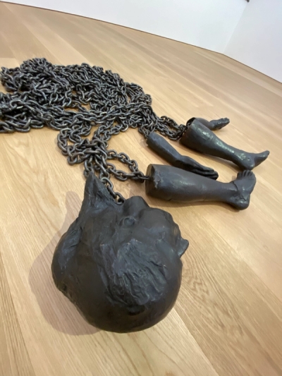 Left: Kiki Smith, Daisy Chain, 1992 © Kiki Smith, Whitney Museum of American Art, New York. Gift of the American Contemporary Art Foundation, Inc., Leonard A. Lauder, President. 2006.119 • Center: Kiki Smith, Curled Up Body, 1995 (Detail) © Kiki Smith, courtesy Pace Gallery • Right: Kiki Smith, Free Fall, 1994 © Kiki Smith. Courtesy Universal Limited Art Editions


