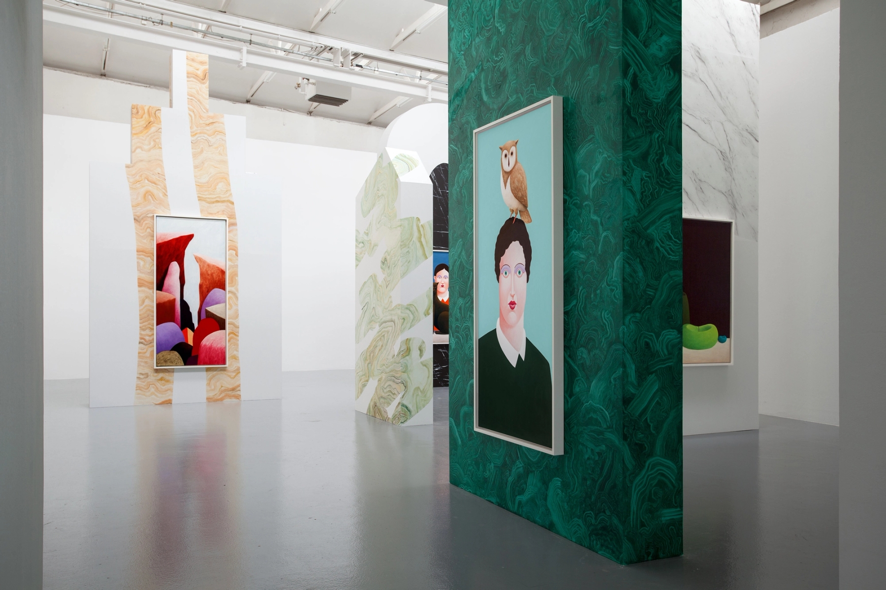 'Cimaise' at Centre d’art Neuchâtel, Neuchâtel, Switzerland, 2016; installation view