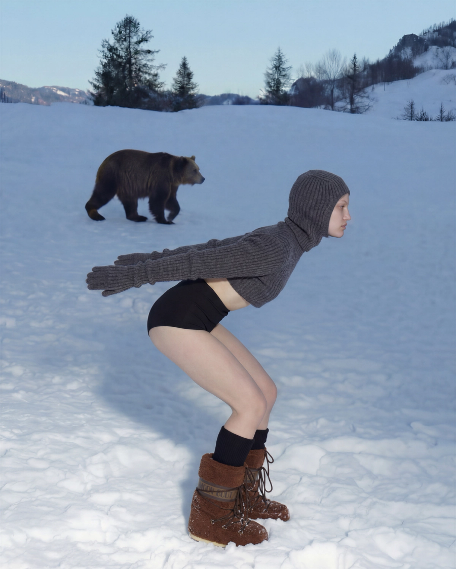 Left to right: Icon Fleece Boots in brown, Shearling Ballerinas in lilac