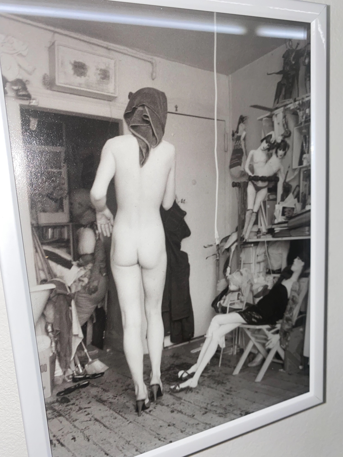 MARION SCEMAMA - GREER LANKTON, NUDE IN HER APARTMENT, NYC, #3, Gelatin silver print on Baryta paper