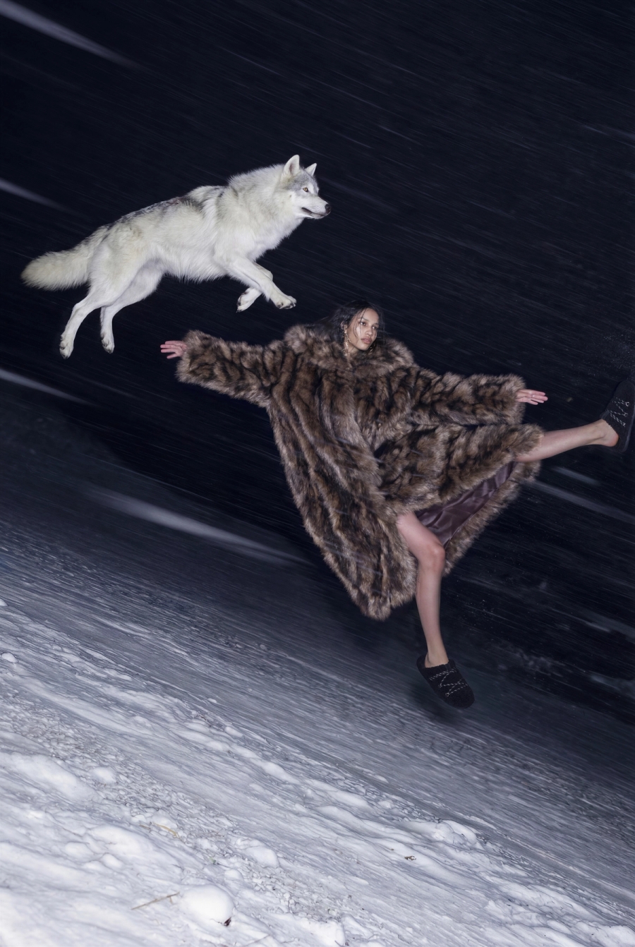 Left to right: Teddy Slipper in black, Shearling Ballerinas in black