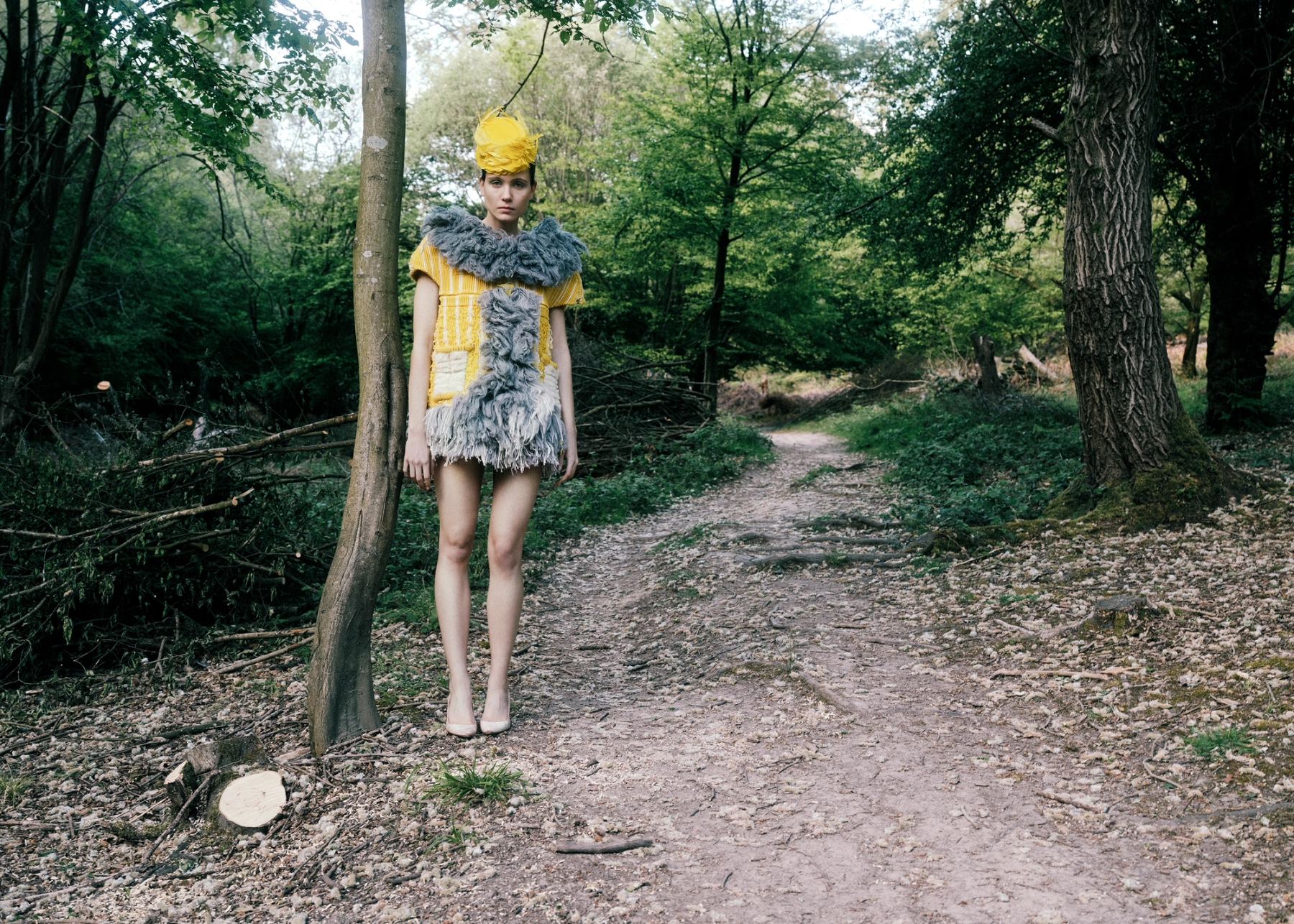 Maria in Dress Jiangnan, Hat Oriane Belenfant, Shoes Stylist’s own