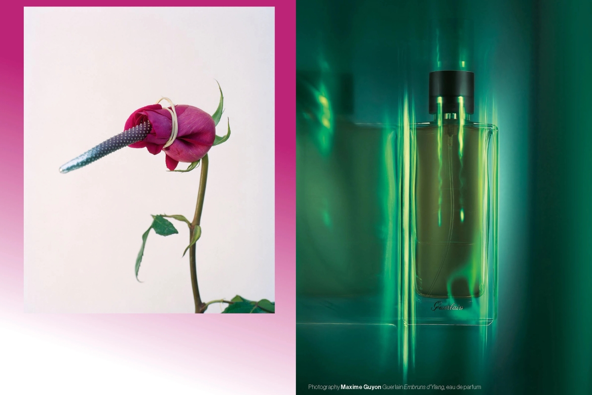 Guerlain Embruns d'Ylang, eau de parfum
OPPOSITE PAGE, Photography by Nicolas Coulomb