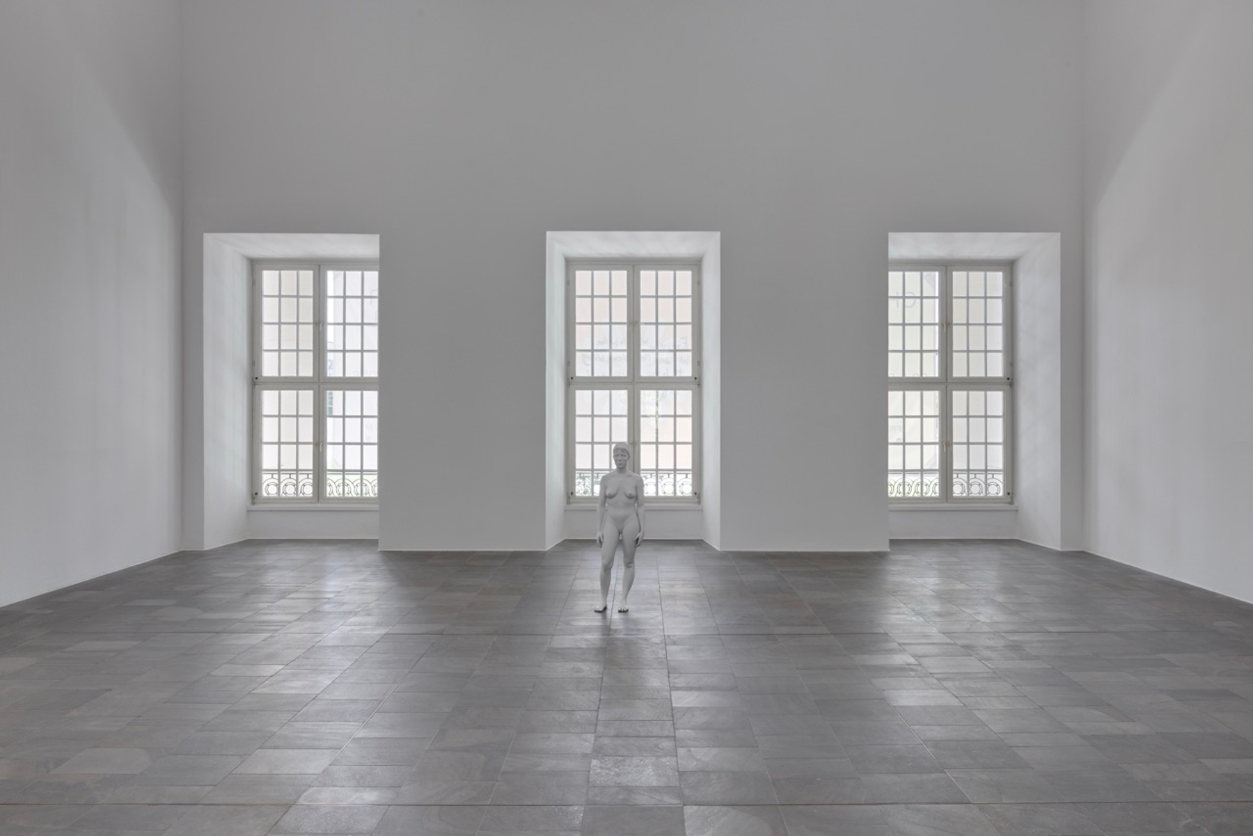 Charles Ray, 'Aluminum Girl', 2003, Photo: Andrea Rossetti, © Charles Ray, documenta und Museum Fridericianum gGmbH