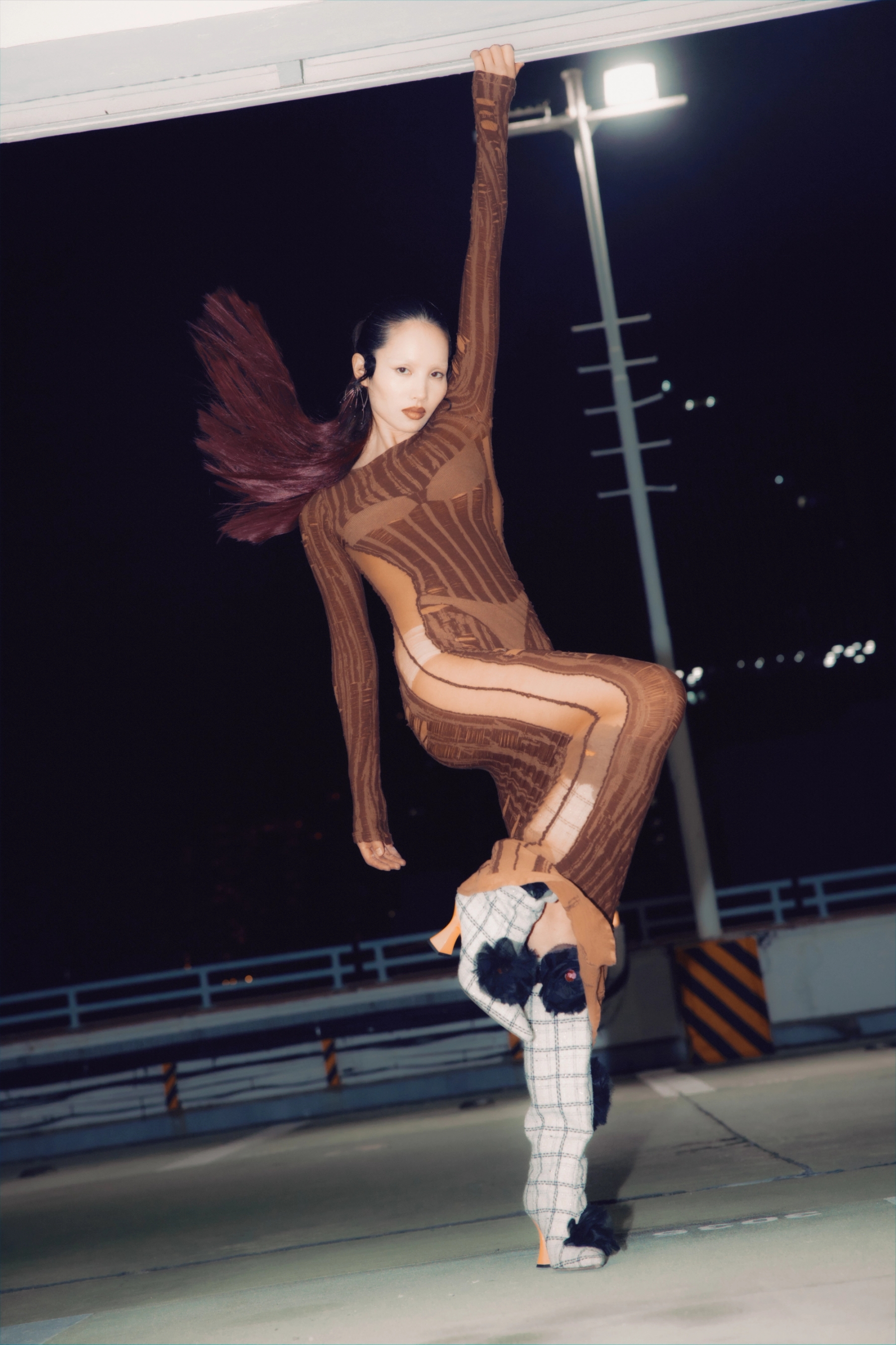 Dress Diesel, Boots Shuting Qiu, Earrings Marrknull 