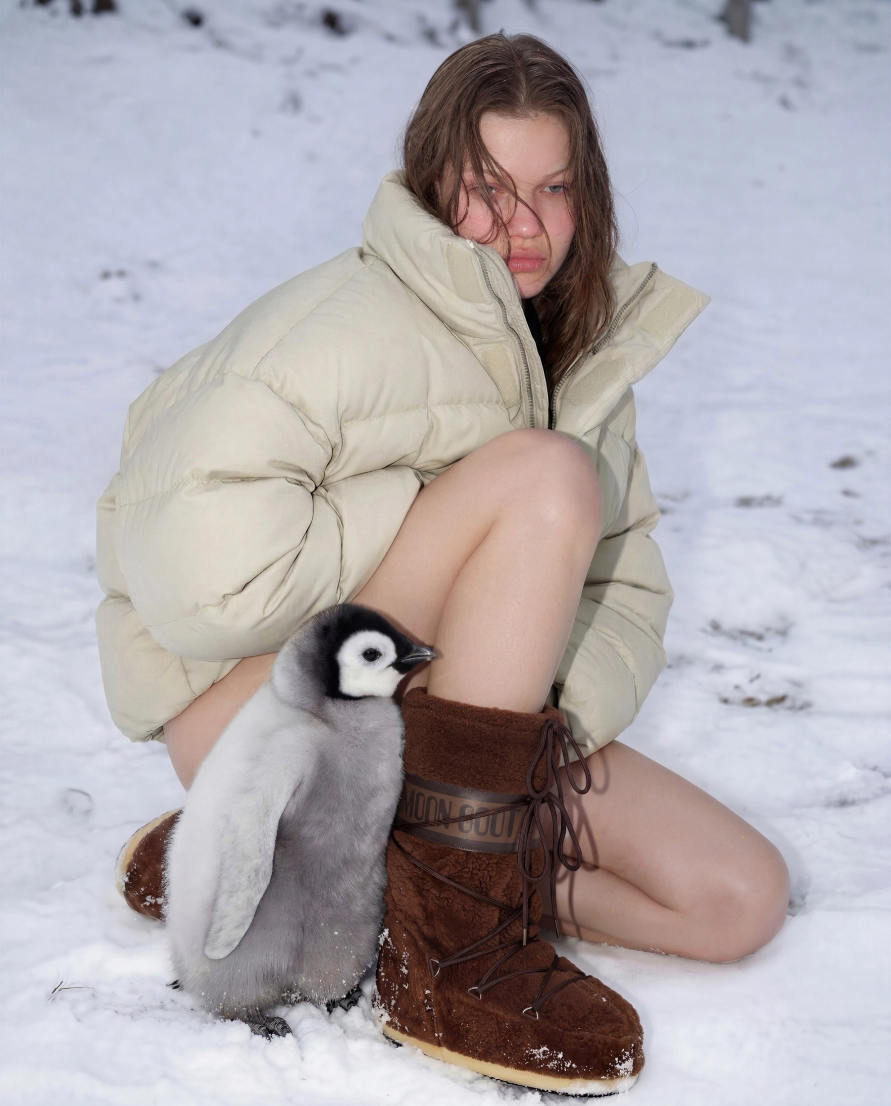 Icon Fleece Boots in brown