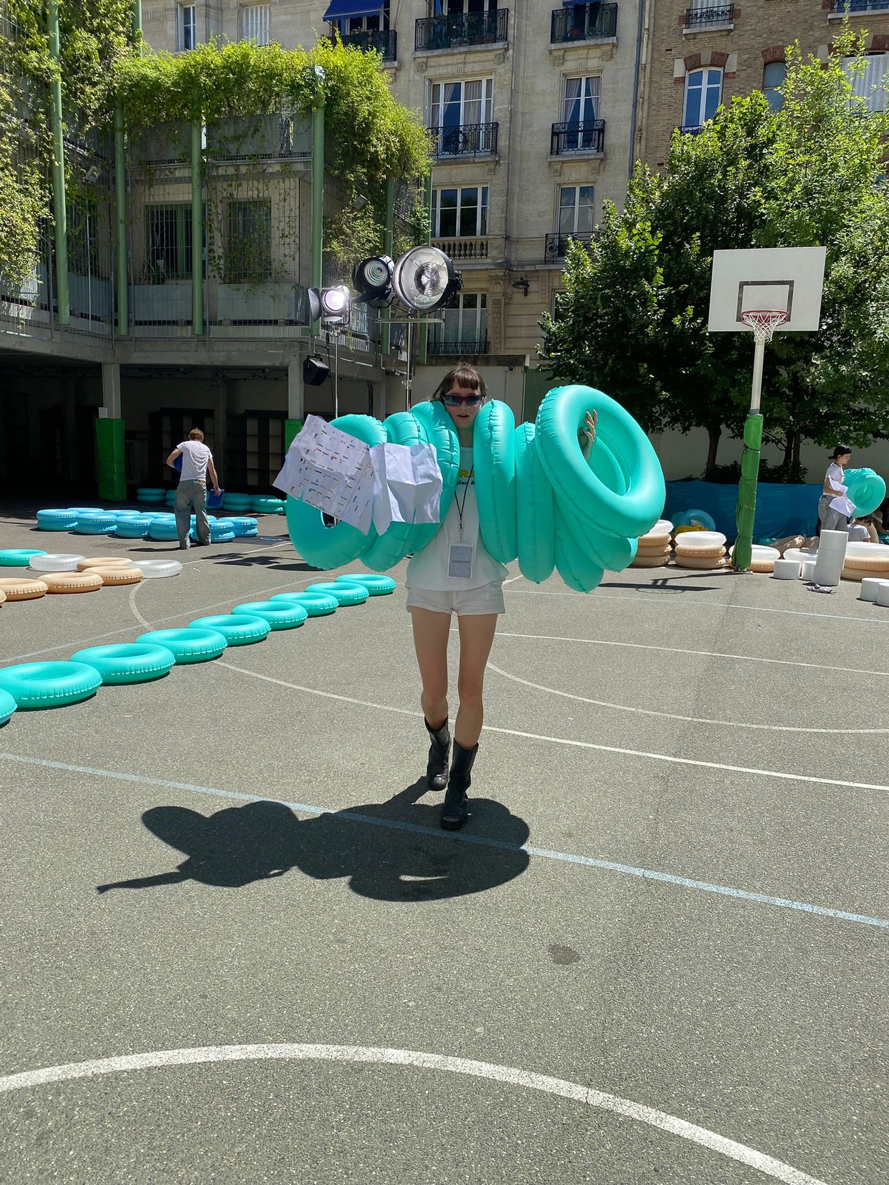 Still Chic... (How many floats can you really fit on an arm?)