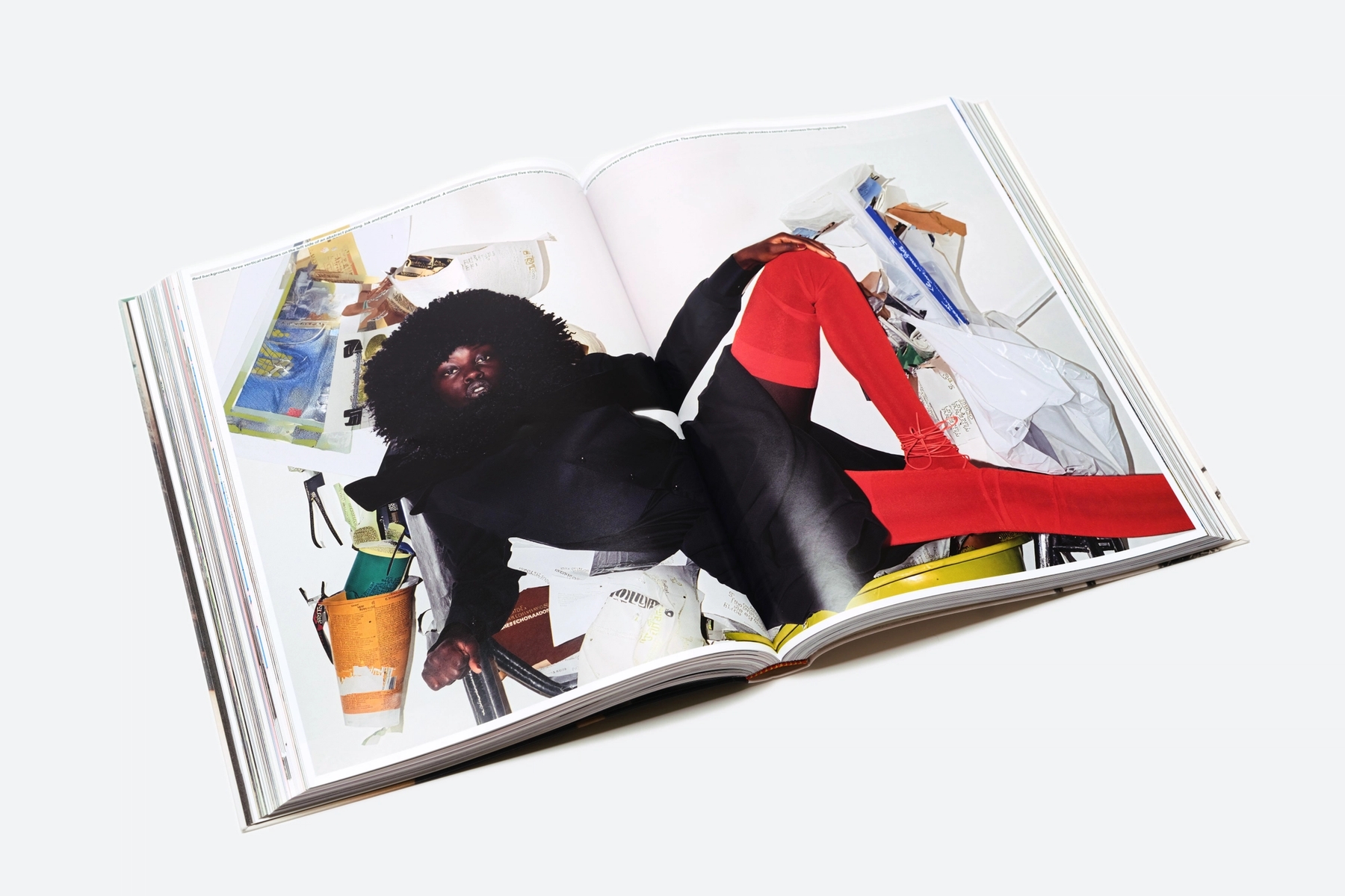 Hat Nina Ricci, Shirt Xander Zhou, Hoodie Yeezy × Gap, Shoes Proenza Schouler