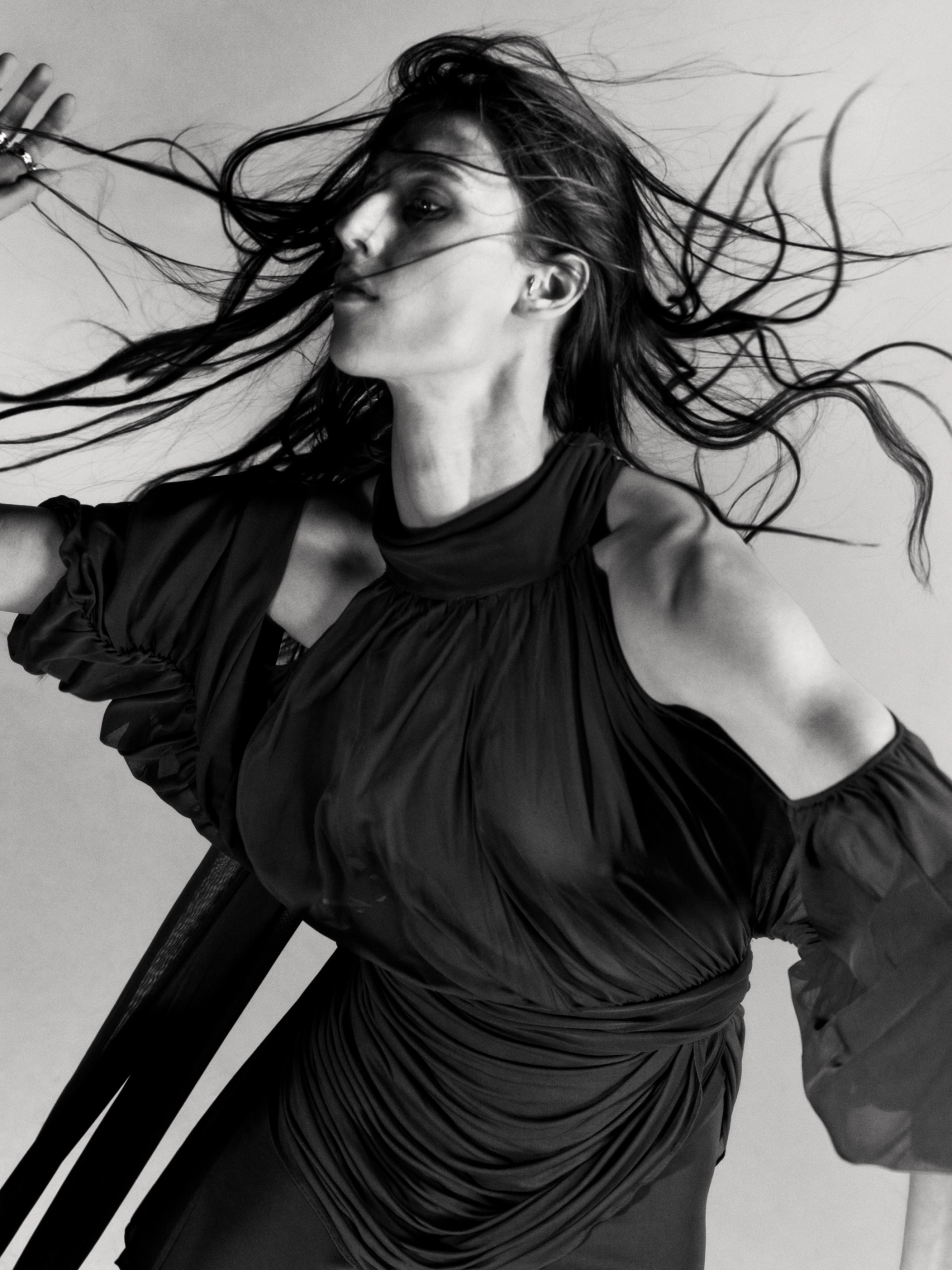 Lea in Top & Trousers Giuseppe Di Morabito, Shoes N21, all Jewellery model’s own