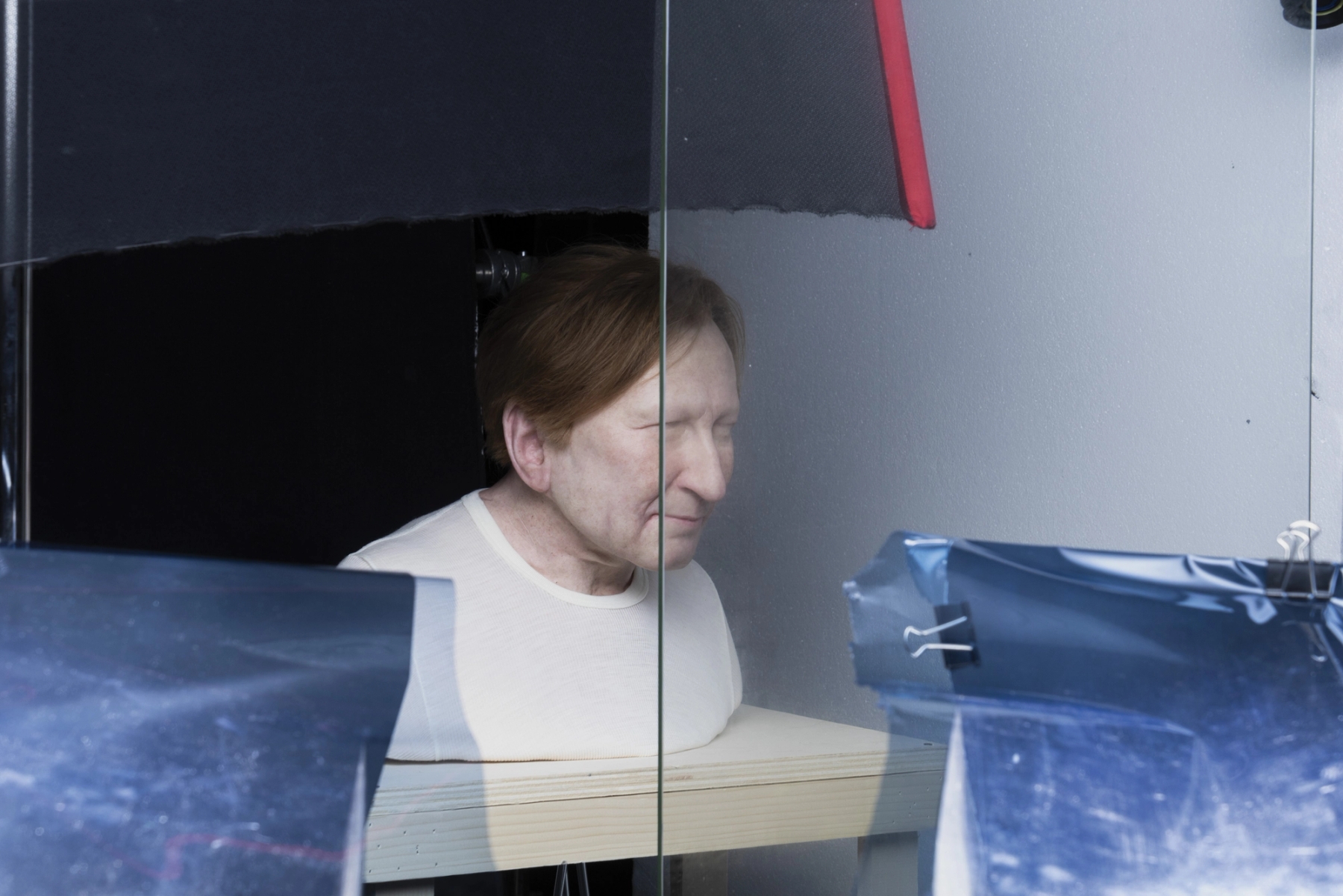 Diego Marcon. 'La Gola', 2024 [Production Image]. Digital video transferred from 35mm film, CGI animation, color, sound. Duration: 22 min, 22 sec. © Diego Marcon. Courtesy the artist. Photography: Francesco Puppo