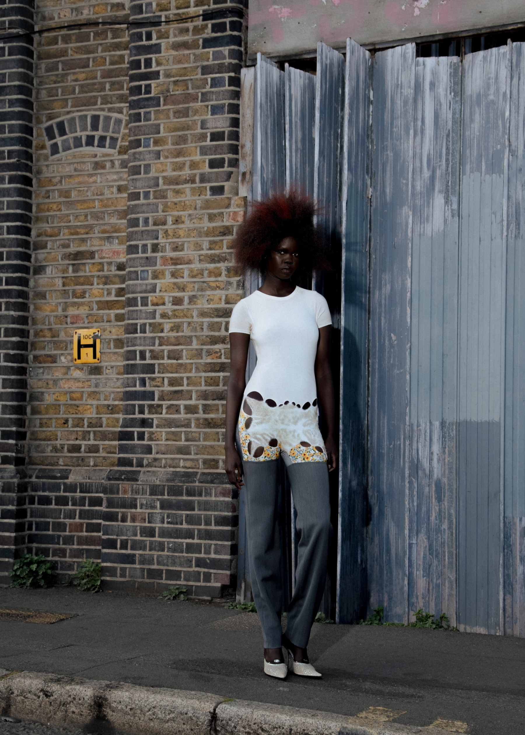 Nyanchar in Jumpsuit & Shoes Diesel