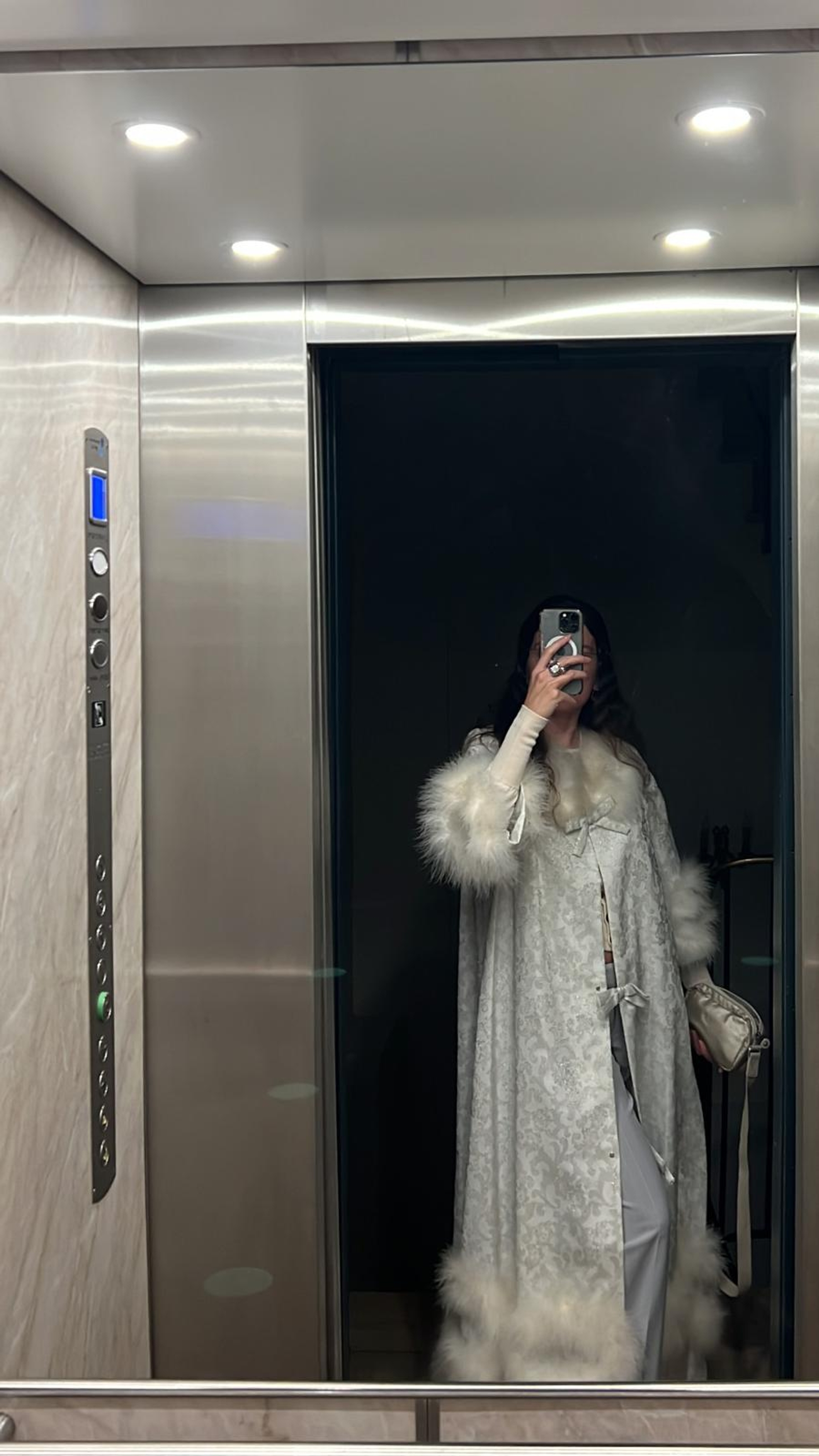 Nightgown worn as coat vintage 