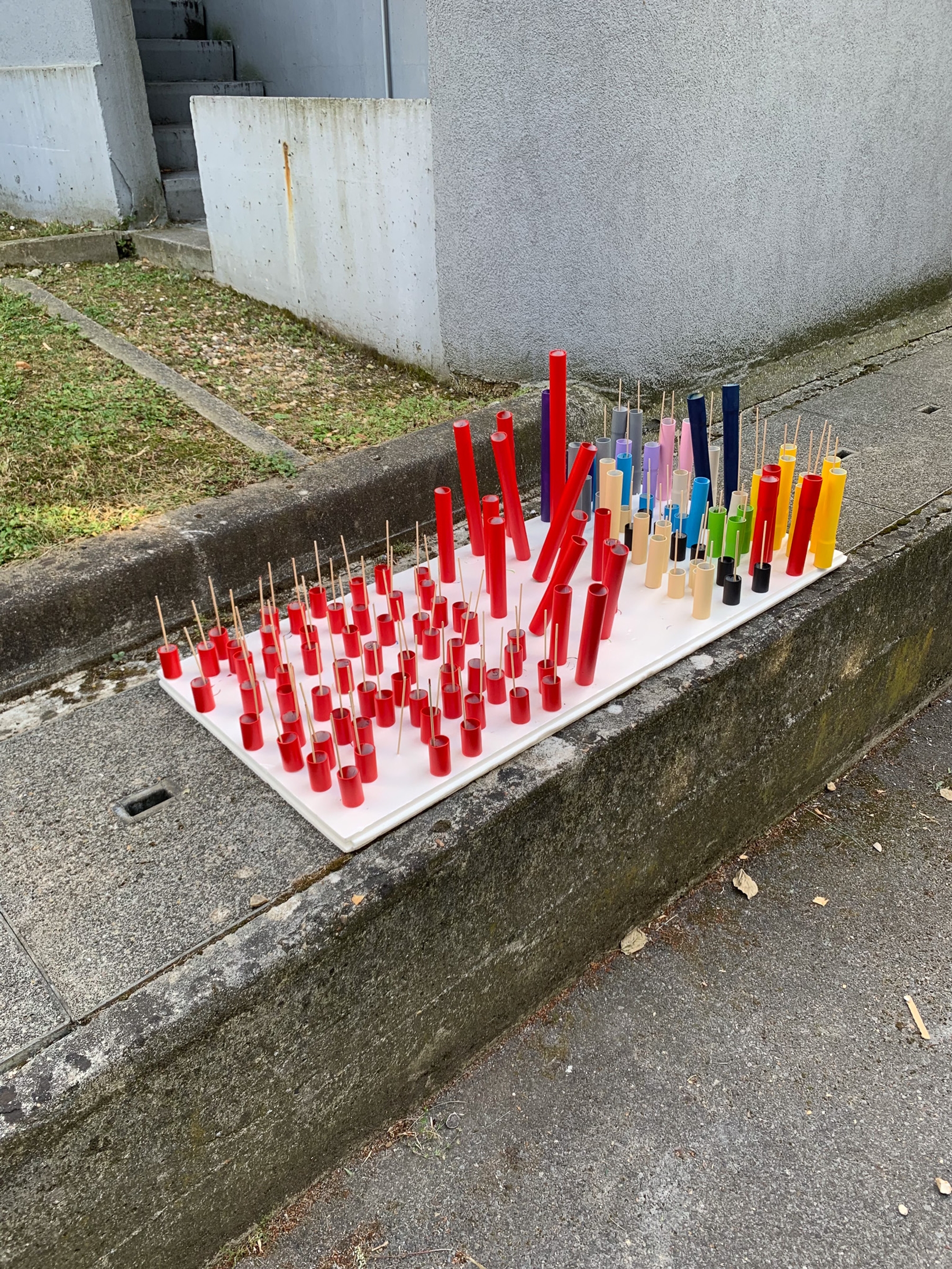 Over 500 pieces of pipes